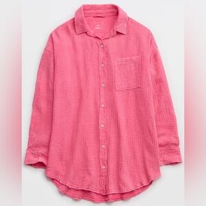 Aerie Pool-to-Party Cover Up Shirt